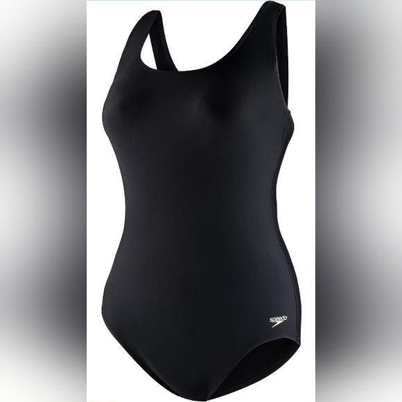 Speedo Swim Speedo Womens Swimsuit One Piece Black Sz 8 Poshmark